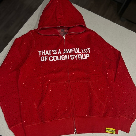 Red Zip-Up Hoodie